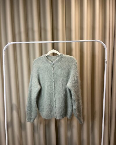Sage Green Buttoned Cardigan