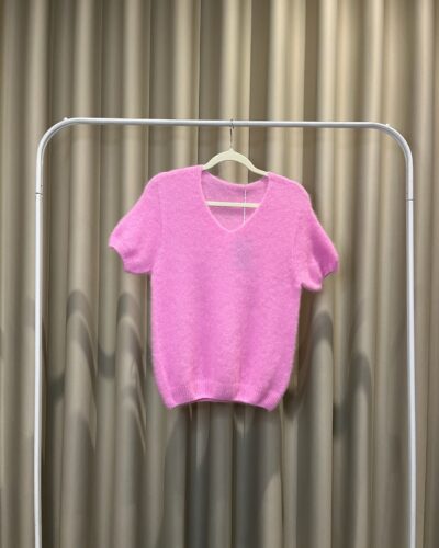 Pink Short-Sleeved Top