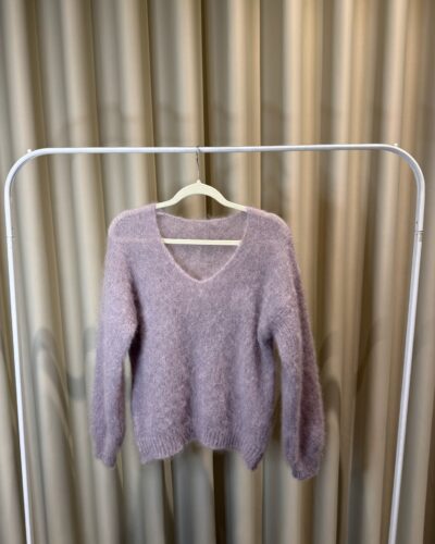 Taupe V-neck
