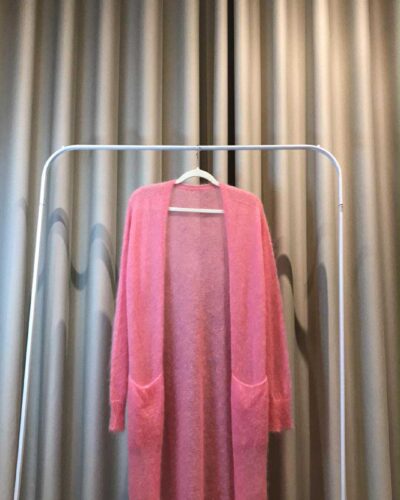 Longline Sheer Pink Knit
