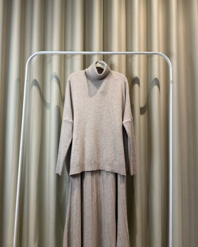 Beige with skirt