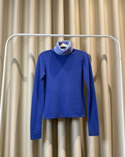 Blue/Azure Turtleneck Sweater
