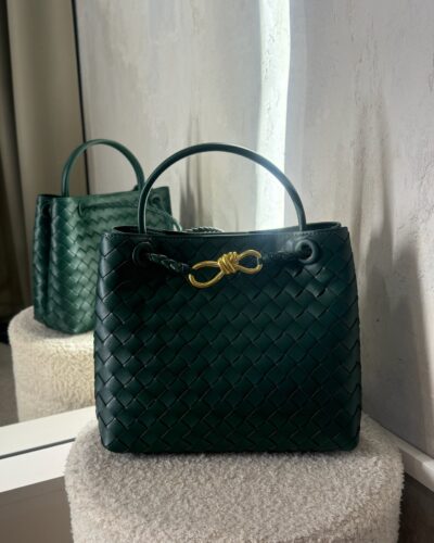 Woven Green Handbag