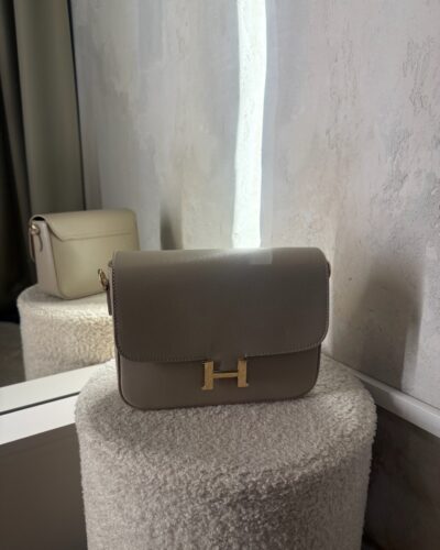 H mini handbag, greyish